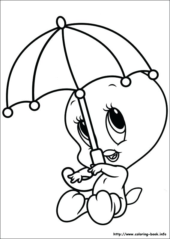 567x794 Free Printable Baby Looney Tunes Coloring Pages On Fuhrer Von