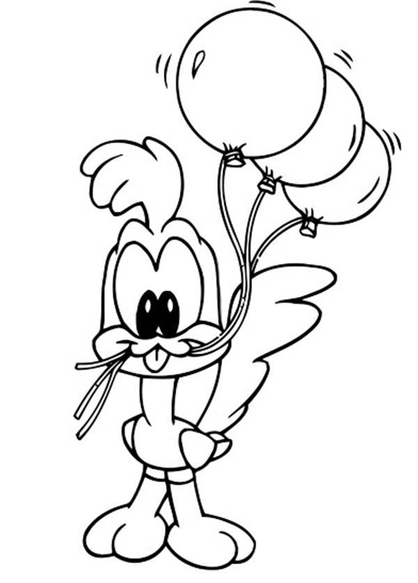 600x837 Baby Looney Tunes Coloring Pages Roadrunner Free Printable