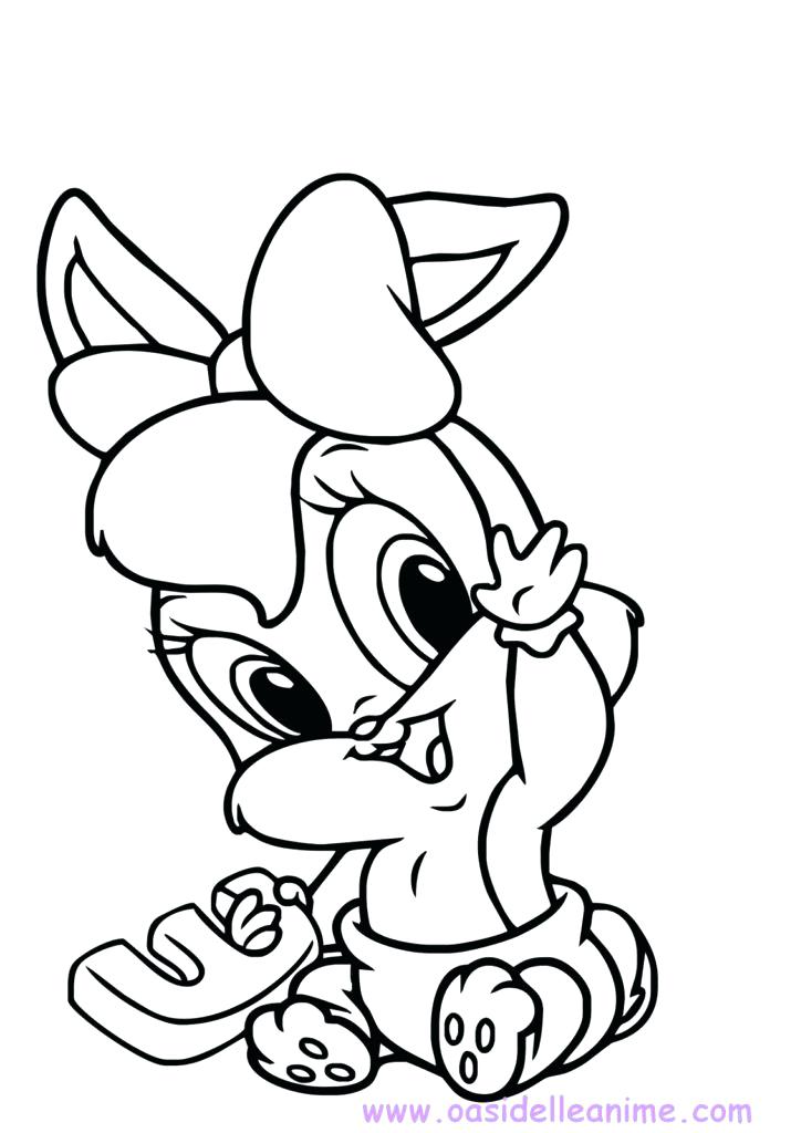 724x1024 Baby Looney Tunes Coloring Pages Deepart