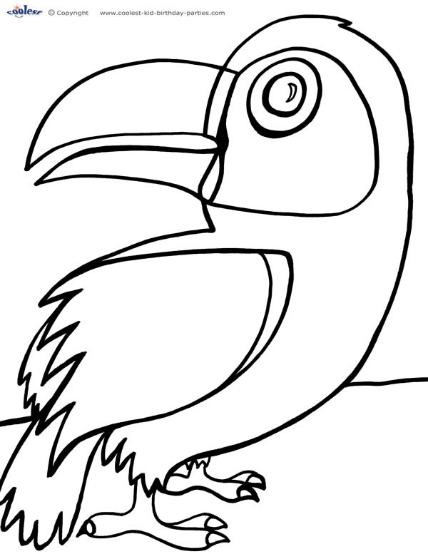 600x777 Printable Luau Coloring Page