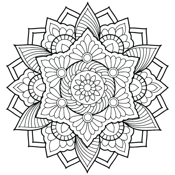736x736 Mandala Coloring Pages Online Mandala Coloring Pages Online Cool
