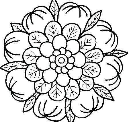450x425 Free Mandala Coloring Pages