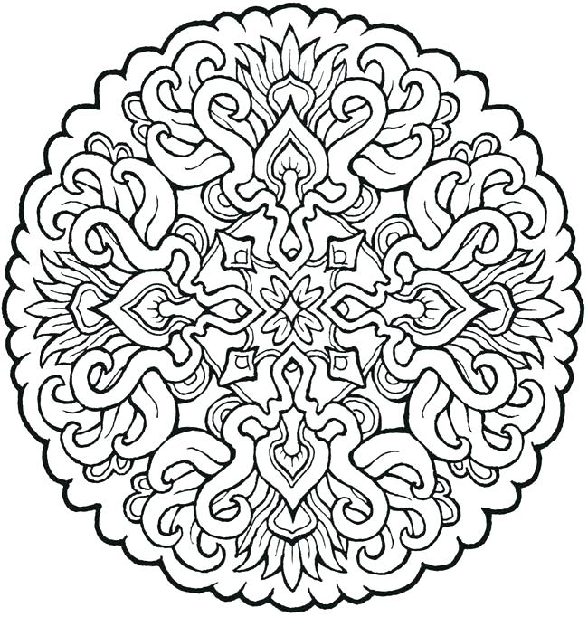 650x682 Mandala Coloring Pages Color Mandalas Online Free More Mystical