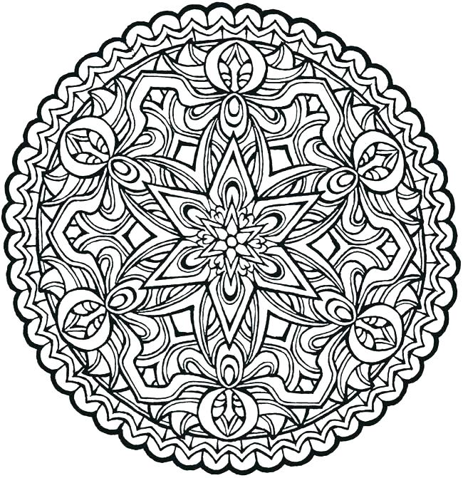 650x671 Mandala Coloring Pages Animals