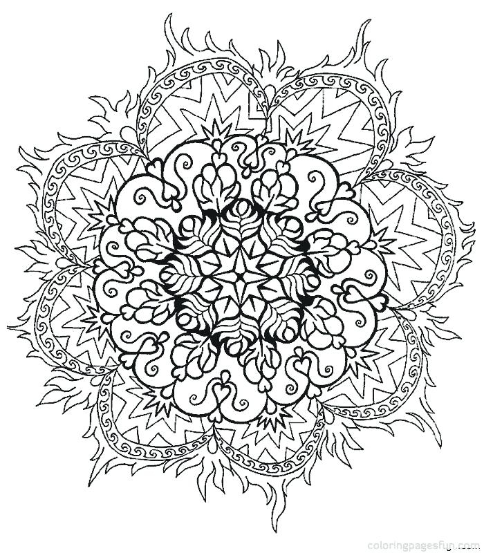 700x800 Free Mandala Coloring Pages For Adults Printable Coloring Page