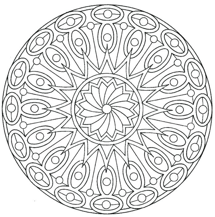 698x706 Free Printable Mandala Colouring Pages Arts Connect Mandala