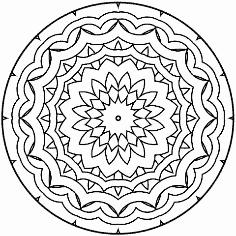 480x480 Best Mandala Coloring Pages Images On Mandala