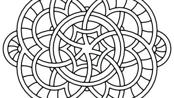 355x200 Rainbow Mandala Coloring Pages Free Coloring For Kids