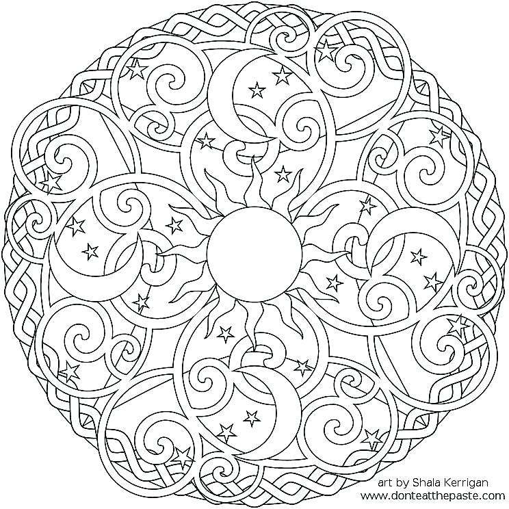 744x744 Free Coloring Pages Mandala Free Mandala Coloring Pages For Adults