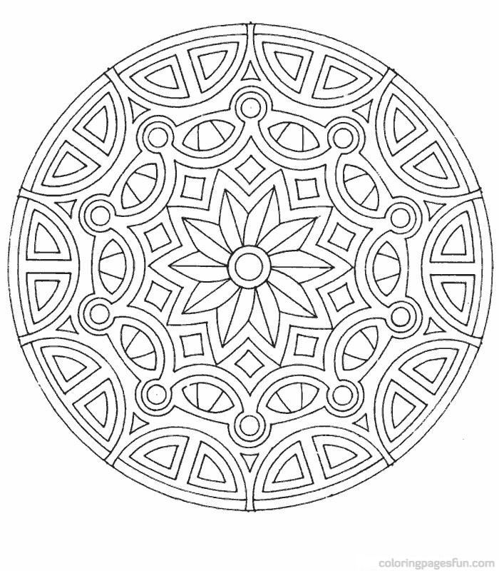 700x800 Free Mandala Coloring Sheets Download