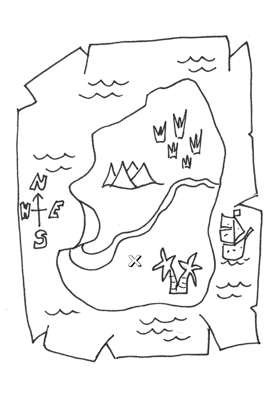 937x1400 Map Coloring Pages Free Book