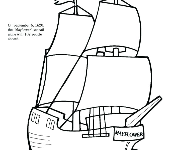 678x600 Mayflower Coloring Pages Pilgrims Coloring Page Pilgrim Coloring