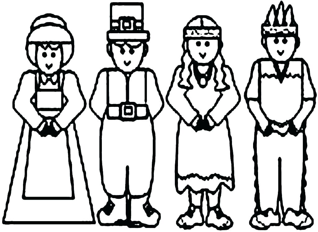 1024x747 Pilgrims Coloring Page Pilgrims Coloring Pages Pilgrim