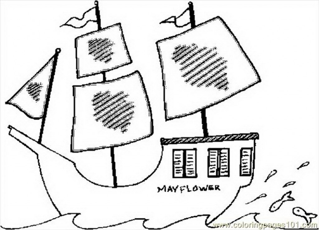1024x738 Free Mayflower Coloring Pages