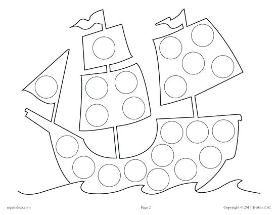 550x425 Free Thanksgiving Do A Dot And Dot Art Painting Free Mayflower Do