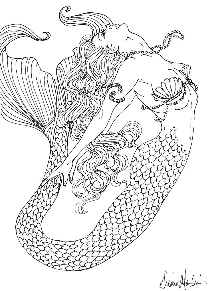 736x1022 Free Mermaid Coloring Pages Mermaid Coloring Pages Free Coloring