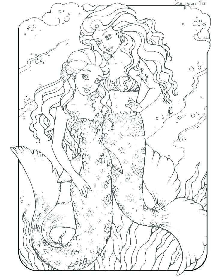 736x920 Mermaid Printable Coloring Pages Free Mermaid Coloring Pages Me Me