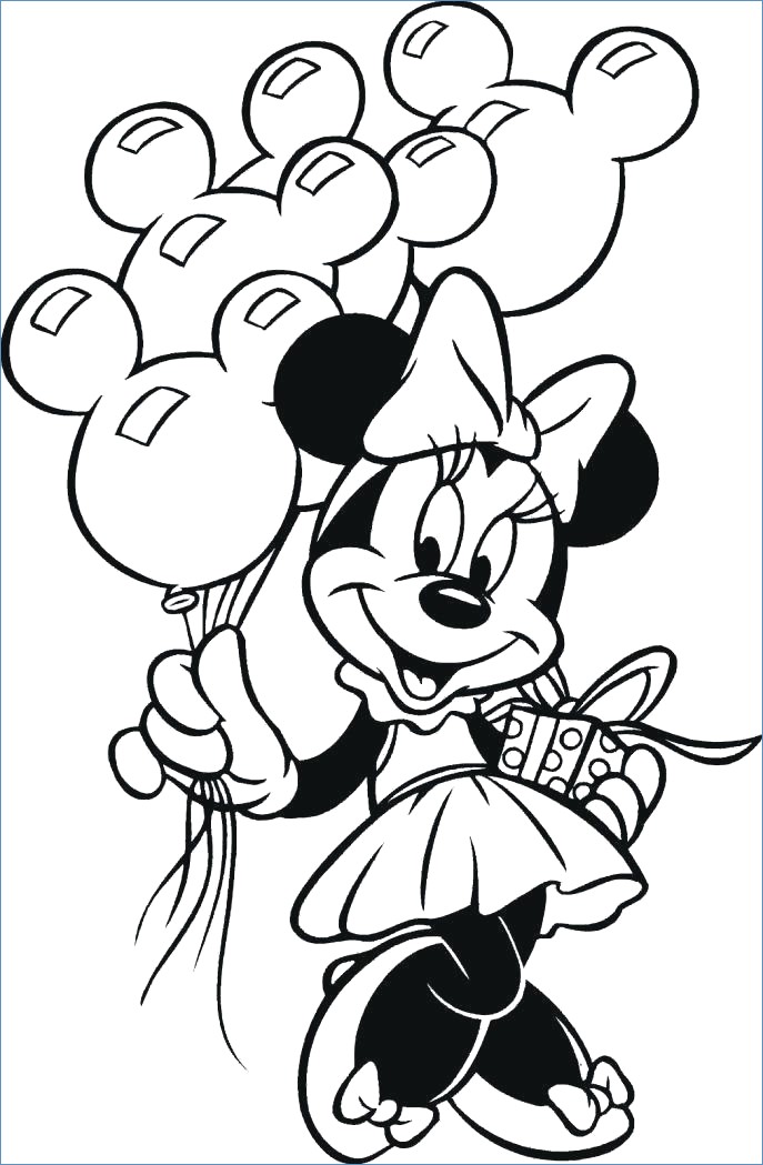 687x1049 Mickey Minnie Mouse Disney Merry Christmas Coloring Page