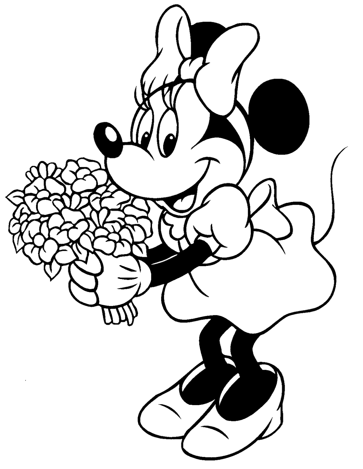 1239x1600 Mickey Mouse Coloring Pages Pdf Free Minnie Pr Unknown