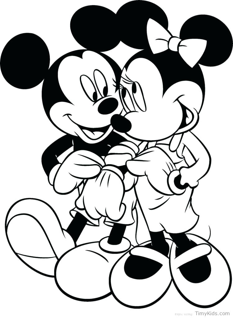 750x1024 Free Mickey Mouse Coloring Pages To Print