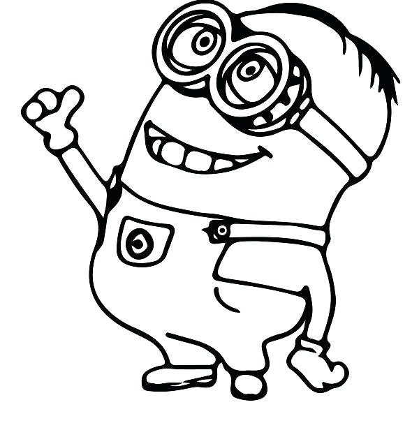 600x626 Free Minion Coloring Pages Minion Coloring Pages Free Printable