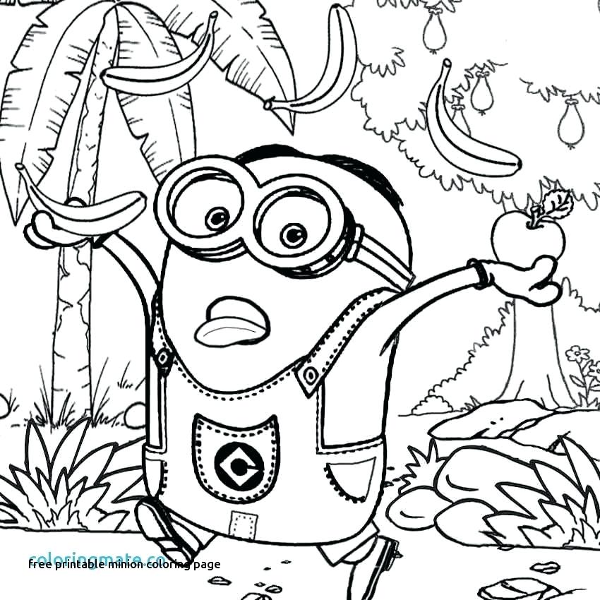 850x850 Minion Coloring Pages Minions Coloring Book Elegant Minion