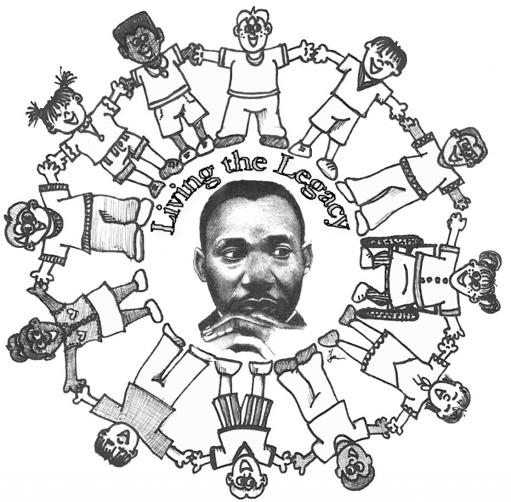 1024x1007 Martin Luther King Coloring Pages Free Books Throughout Mlk