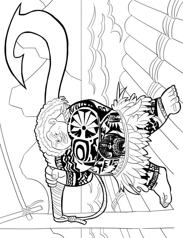 594x772 Kids N Coloring Pages Of Moana