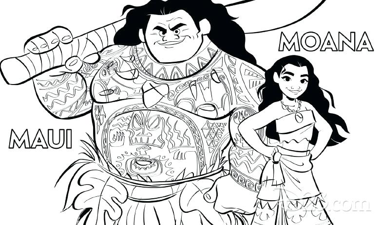 780x463 Moana Coloring Pages Printable Free And And Coloring Page