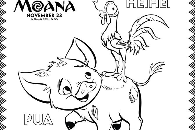 670x447 Smartness Moana Coloring Pages Free Activity Sheets The Healthy