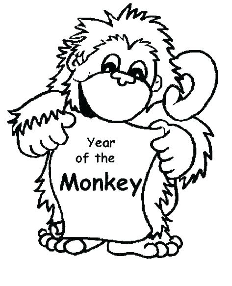 473x583 Monkeys Coloring Pages Little Monkeys Coloring Page Little