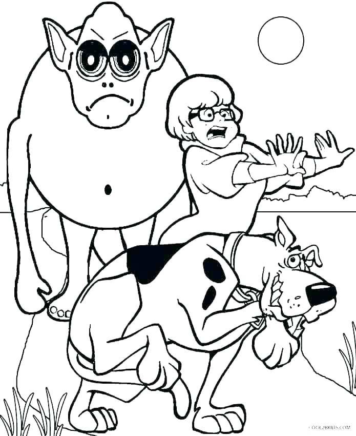 695x850 Scary Monster Coloring Pages Scary Monster Coloring Pages Free