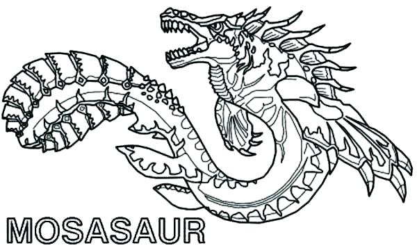 600x360 Monster Coloring Pages