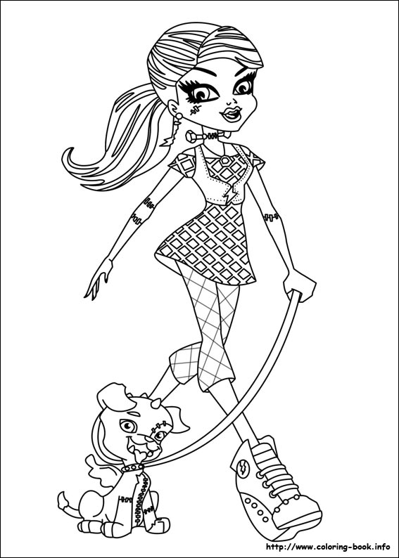 567x794 Monster High Pictures To Color