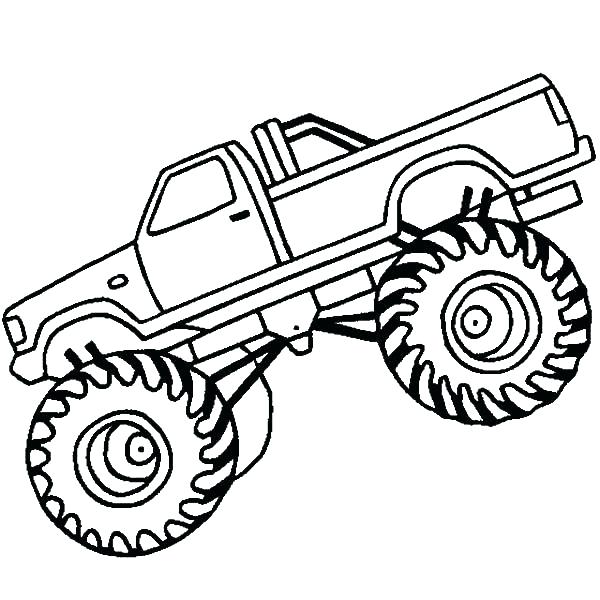 600x600 Free Monster Truck Coloring Pages To Print Monster Truck Coloring