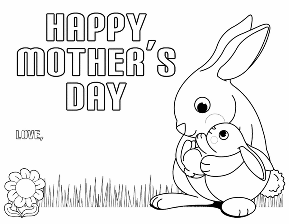 960x743 Mother Day Coloring Pages Free Mothers Day Coloring Pages Mothers