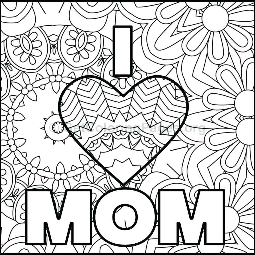 850x850 Mothers Day Coloring Pages Mothers Day Flowers Colouring Pages