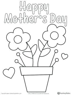 300x400 Free Mothers Day Coloring Pages Free Printable Mothers Day