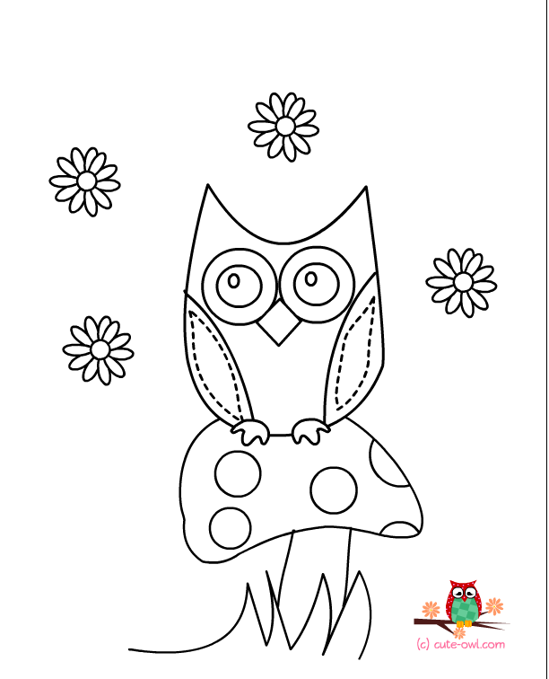 612x756 Free Printable Owl Coloring Pages For Kids
