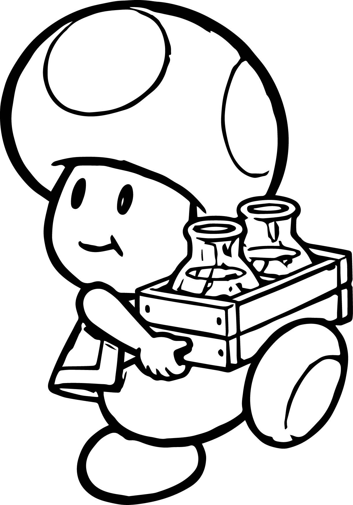 1221x1743 Genuine Super Mario Mushroom Coloring Pages Drawing At Getdrawings