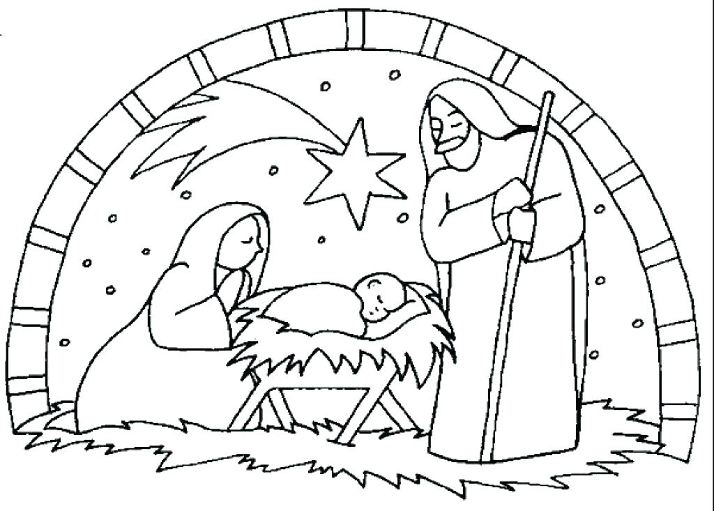 1024x733 Nativity Coloring Pages Nativity Coloring Pages Nativity Coloring