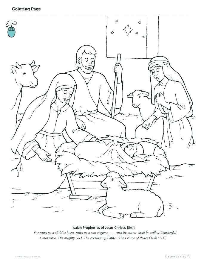 694x902 Coloring Pages Of The Nativity Scene Professional