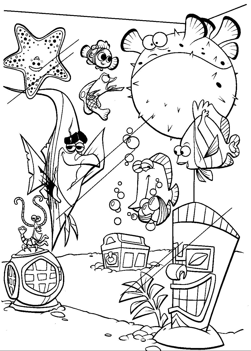 1008x1408 Limited Nemo Coloring Pages Online Extraordinary Finding