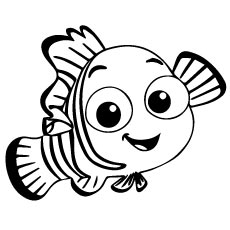 230x230 Nemo Coloring Page Finding Nemo Coloring Pages Free Printables