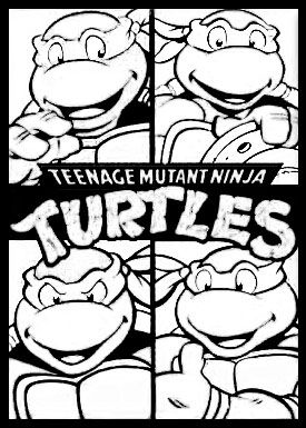 275x385 Free Ninja Turtle Coloring Pages