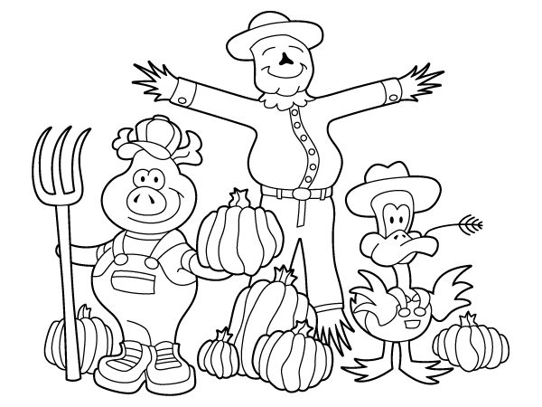 600x450 Best November Coloring Pages Calendars Free Printable