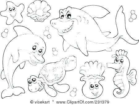 450x340 Ocean Coloring Pages Preschool Ocean Coloring Pictures Ocean