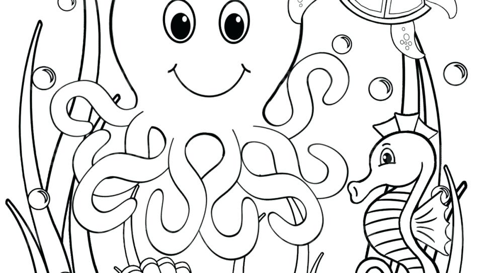960x544 Free Ocean Coloring Pages Images Of Ocean Habitat Coloring Page