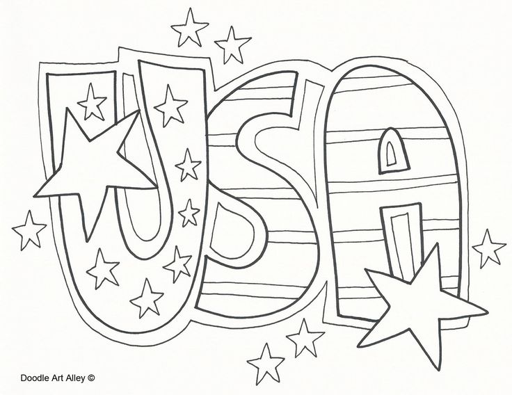 736x568 I Love Usa Coloring Page Free Printable Pages Pertaining To Usa