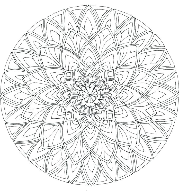 736x784 Online Mandala Coloring Pages Luxury Mandala Coloring Pages